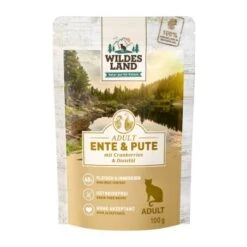 WILDES LAND Adult 12x100g Ente & Pute