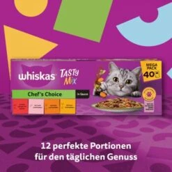Whiskas Tasty Mix Multipack Chef's Choice In Sauce 40 X 85g -SHEBA Verkäufe 1b5210eeef7f453606dcc23e2b6bf2495ca4331f 1410720 de DE Whiskas 5