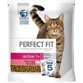 PERFECT FIT Active 1+ Mit Rind 5x1,4 Kg 2 PERFECT FIT Active 1+ Mit Rind 5x1,4 Kg – Bild 2
