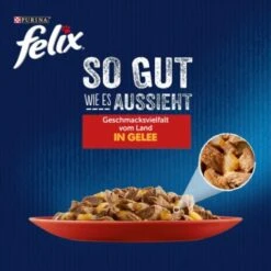 Felix Katzennassfutter In Gelee Sorten-Mix Geschmacksvielfalt Vom Land -SHEBA Verkäufe 4d714da86664f874bd05e73332e47ad2611dfbd7 1de8c55847787bc96624649bc8aa386ba35812bc