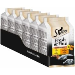Sheba Multipack Fresh & Fine In Sauce 6x6x50g Huhn & Truthahn