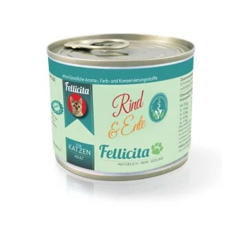 Fellicita Rind & Ente 6x 200g 1 Fellicita Rind & Ente 6x 200g