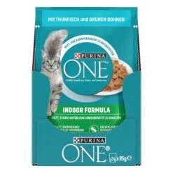 Purina ONE Indoor Formula Mit Thunfisch & Grünen Bohnen 26x85g 20 Purina ONE Indoor Formula Mit Thunfisch & Grünen Bohnen 26x85g -SHEBA Verkäufe 821bdc88e8f59a3770f7f28fc98670a48b450456 1099273 de DE purina one 2