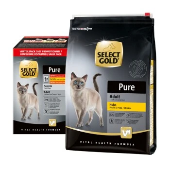 SELECT GOLD PURE Adult Mischfütterung-Set 2tlg. 1 SELECT GOLD PURE Adult Mischfütterung-Set 2tlg.