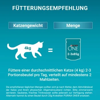 Purina ONE Indoor Formula Mit Thunfisch & Grünen Bohnen 26x85g 3 Purina ONE Indoor Formula Mit Thunfisch & Grünen Bohnen 26x85g – Bild 3