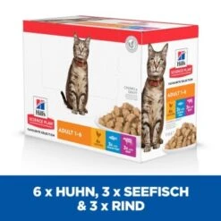 Hill's Science Plan Adult Huhn, Seefisch & Rind 12x85 G 12 Hill's Science Plan Adult Huhn, Seefisch & Rind 12x85 G -SHEBA Verkäufe c7e846a066af7c5117d34e1b63fcb15f17ea22cf 52742211800 3