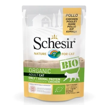 Schesir BIO 16x85g Huhn 1 Schesir BIO 16x85g Huhn