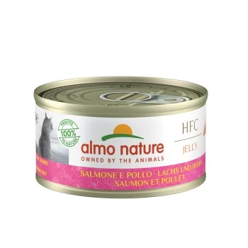 Almo Nature HFC Jelly 24x70g Lachs Und Huhn 1 Almo Nature HFC Jelly 24x70g Lachs Und Huhn