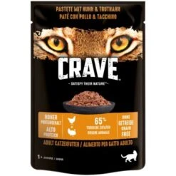 CRAVE Pastete 24x85g Huhn Und Truthahn